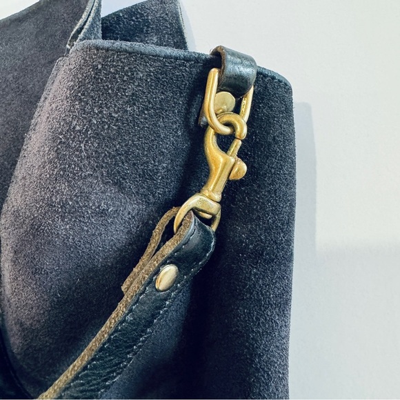 Clare V Navy and Black Satchel - Picture 12 of 16